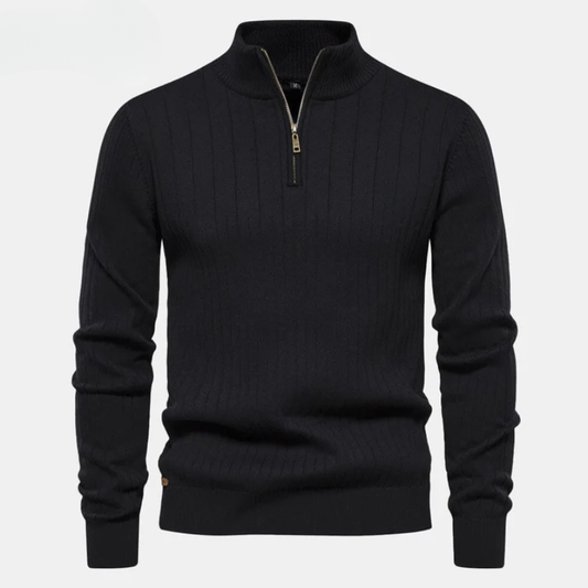 Stylish men's sweater with zipper – now at a special price!